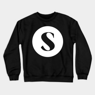 S (Letter Initial Monogram) Crewneck Sweatshirt